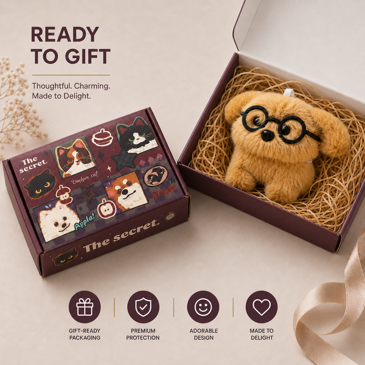 Plush Puppy AirPods Case product image