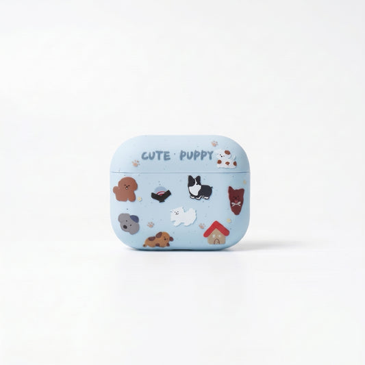 Sweet Blue Puppy AirPods Case – For Daily Use or Special Gift