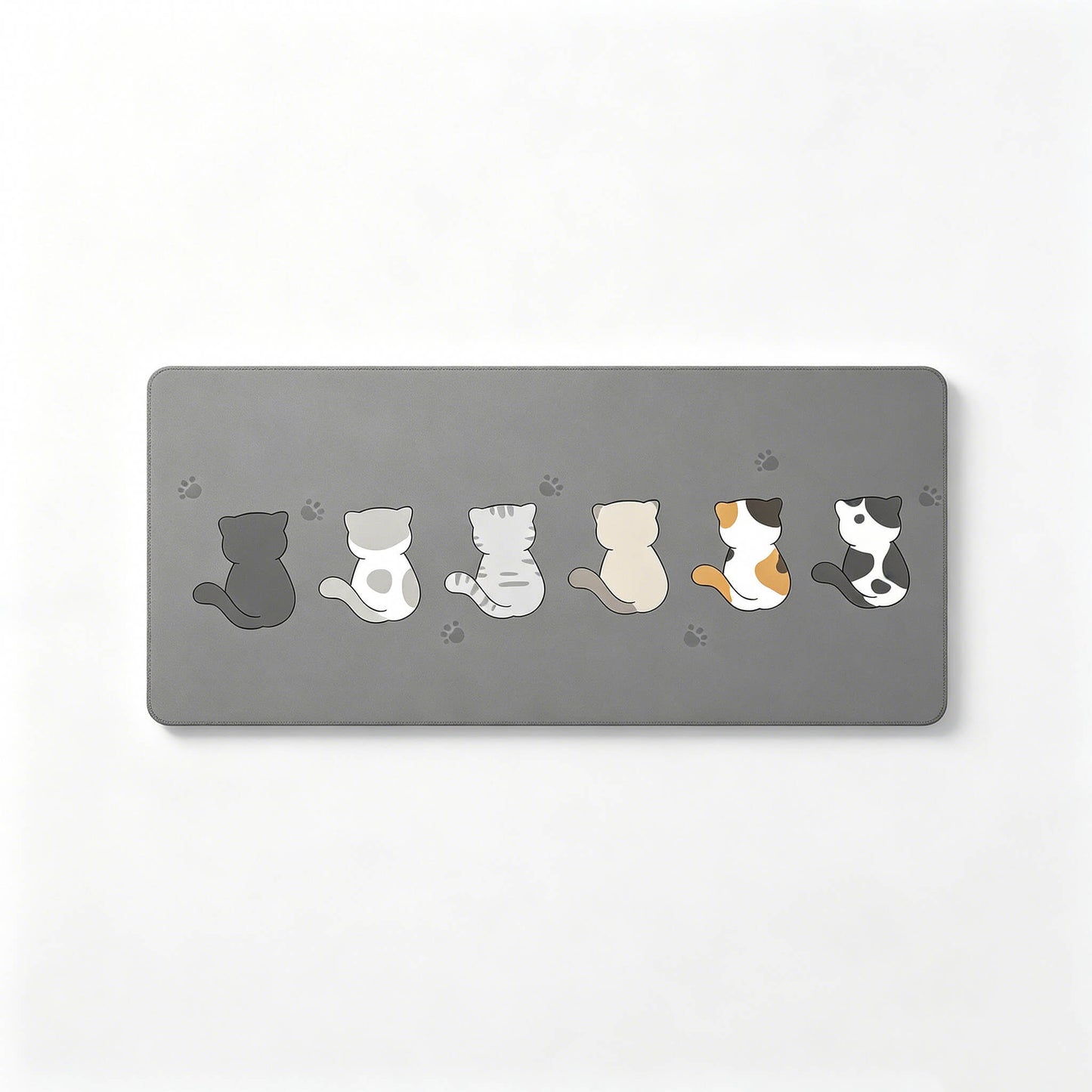 Cute Cats Large Desk Mat – Non-Slip Cat Mouse Pad for Work, Study & Gaming