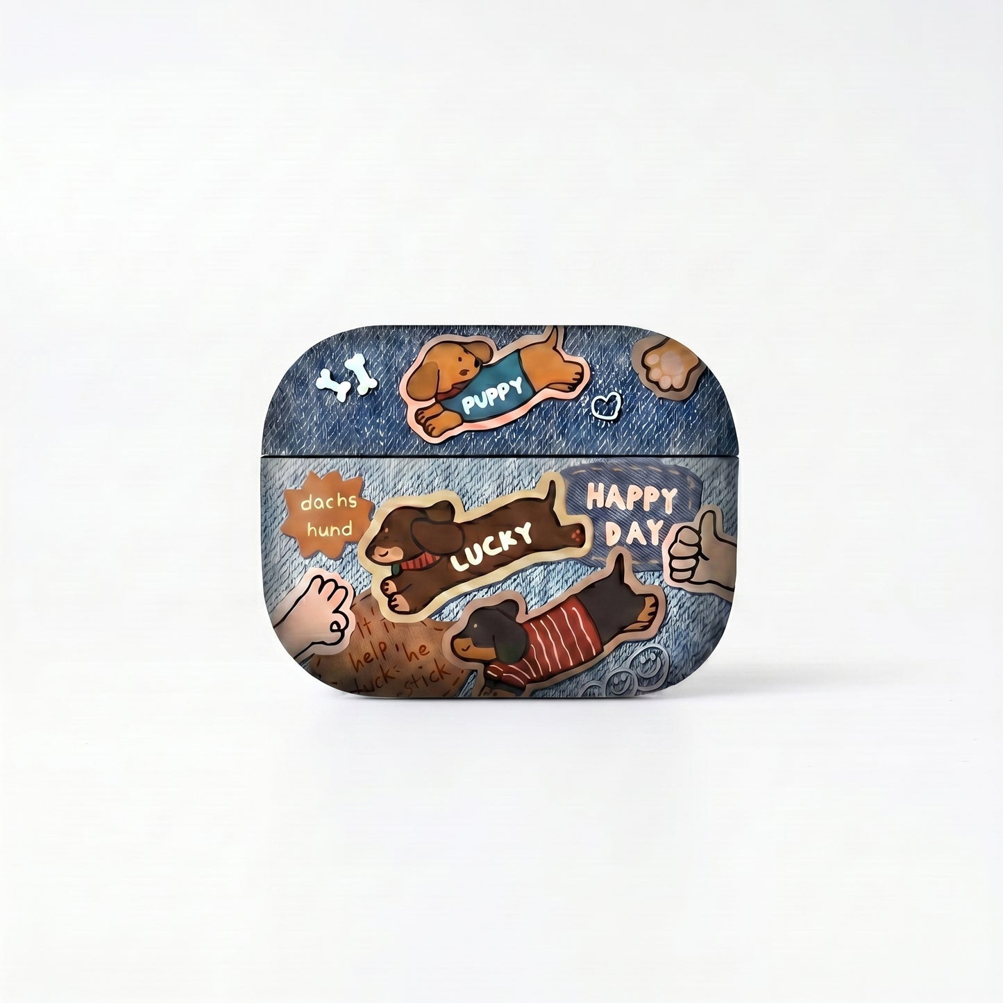 Cute Dachshund Puppy AirPods Case – Everyday Carry or Perfect Gift