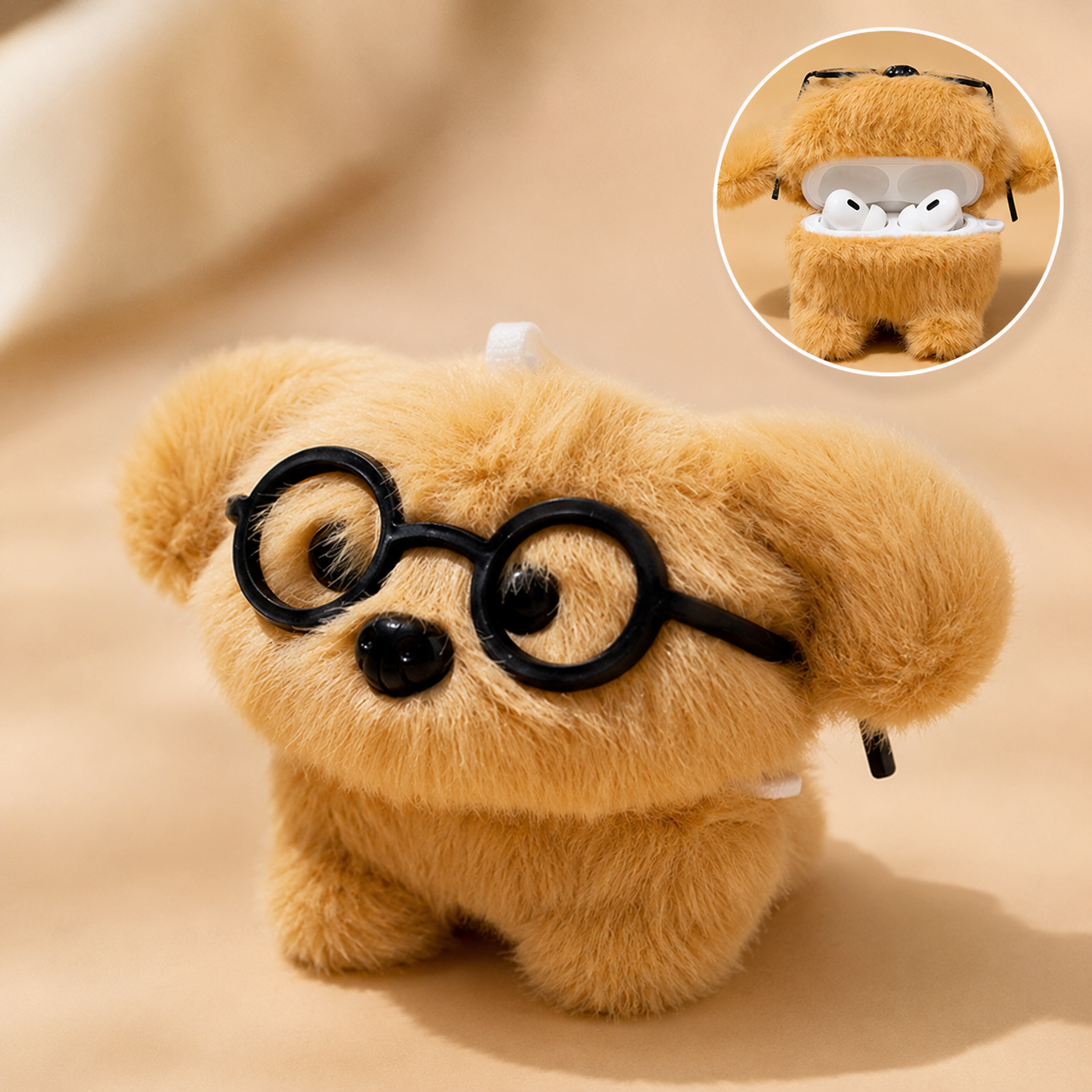 Plush Puppy AirPods Case product image