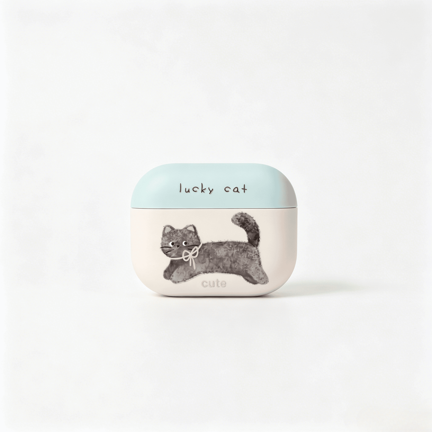 Lucky Cat AirPods Case with Beaded Wrist Strap – Cute Everyday Carry & Thoughtful Gift