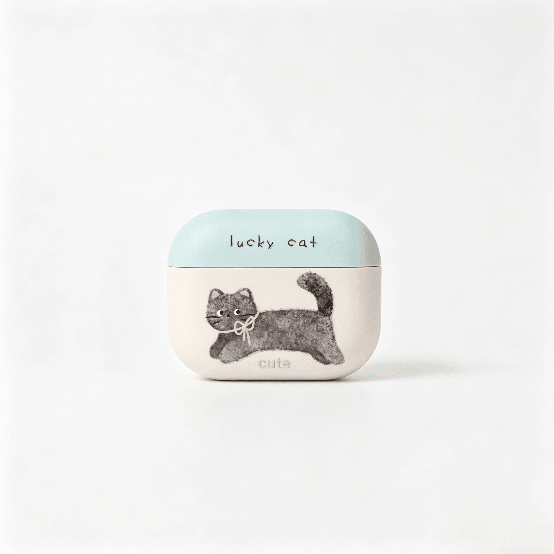 Lucky Cat AirPods Case with Beaded Wrist Strap – Cute Everyday Carry & Thoughtful Gift